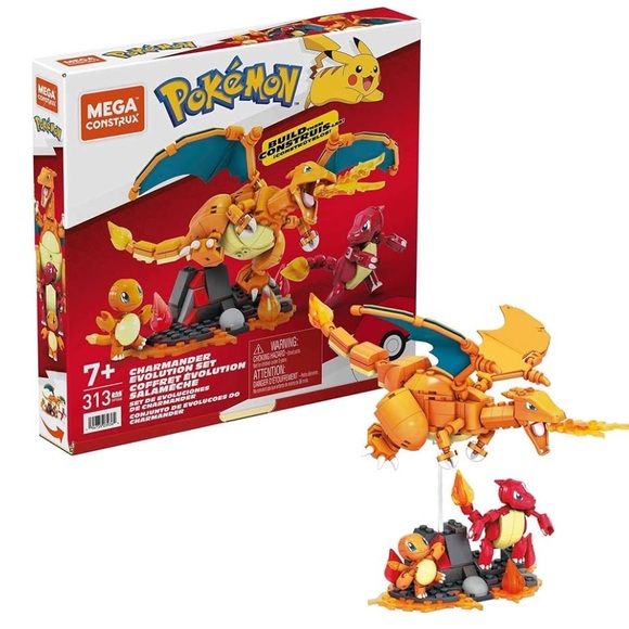 Pokémon Charmander Evolution Building Set 313 pieces - Picture 1 of 2
